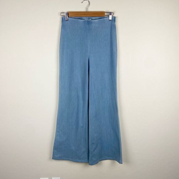 Good American Pull-On Wide Leg Palazzo Jeans - Picture 2 of 8